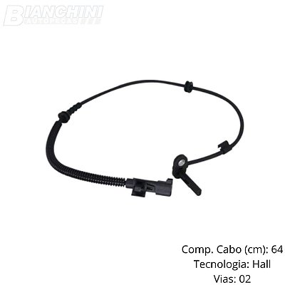 Sensor abs traseiro Gm ds 30009td Onix-Sonic-Cobalt