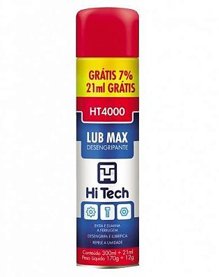 SPRAY ANTI CORROSIVO LUB MAX HI TEC HT4000 182G