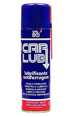 LUBRIFICANTE ANTIFERRUGEM CARLUB 300ML