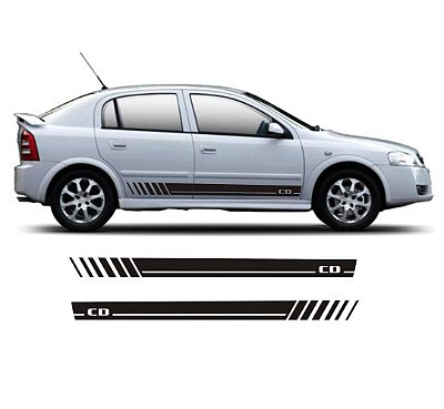 Adesivo Lateral para Astra CD 1 Chevrolet  Faixa Adesiva Colante Fita GM