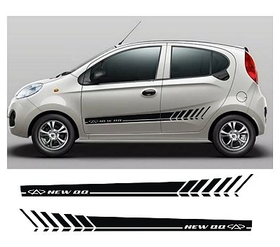 Adesivo Lateral Chery New Qq Nq5 Faixa Fita Acessórios Lpc
