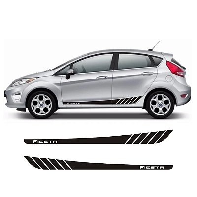 Adesivo Para New Fiesta 3 Ford Faixa Lateral Fita Colante Tuning