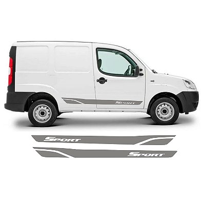 Adesivo Para Doblo e Cargo Fd3 Sport Fiat Faixa Lateral Fita Colante