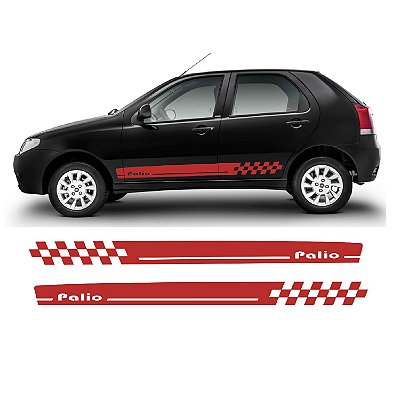Adesivo Lateral Para Fiat Palio Faixa H1 Fita Colante