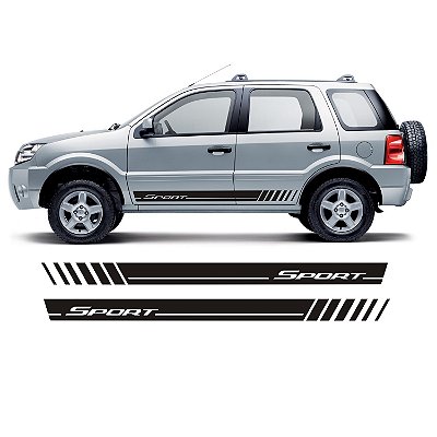Kit Adesivo modelo G1 Sport para Ford EcoSport antiga faixa lateral tuning SRT Wolf 1 acessórios