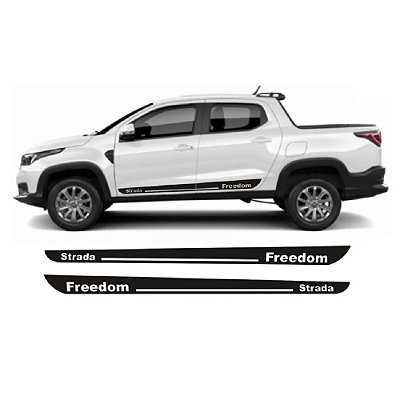 Faixa Para Strada Freedom 2021 Em Diante Fri1 Adesivo Lateral Dupla E Plus