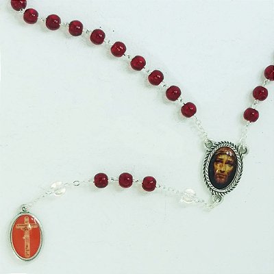 Terço Sagrada Face 10mm