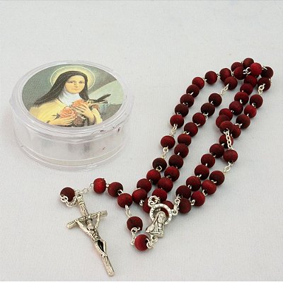 Terço Rosa Perfumado Teresinha