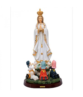 Nossa Senhora de Fátima com Pastores 63 CM