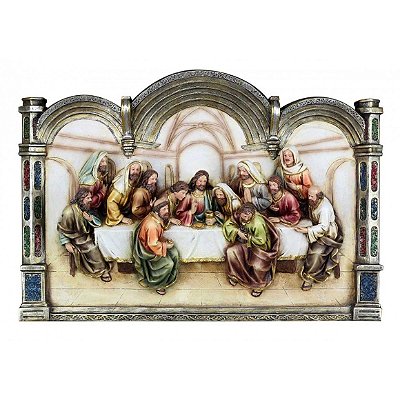 Quadro Santra Ceia 47x32CM