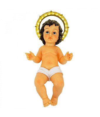Menino Jesus 44 CM com Coroa LED