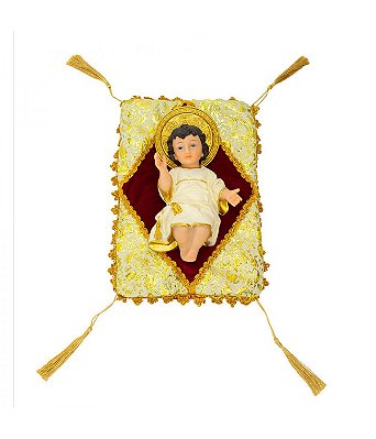 Menino Jesus 20 CM Na Almofada