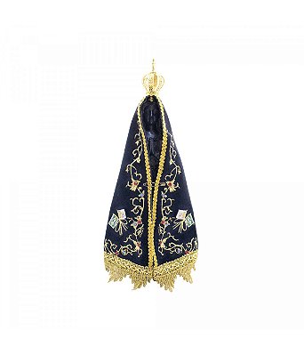 Nossa Senhora Aparecida Manto Tecido 28 CM