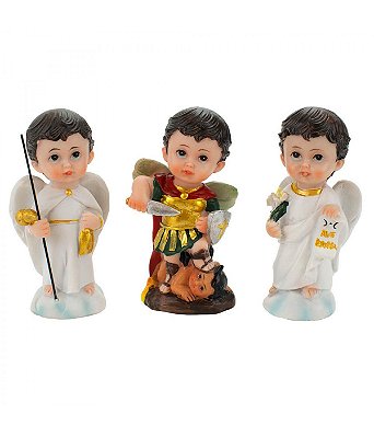 Três Arcanjos Infantil 8.5 CM
