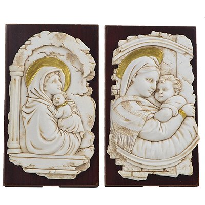 Adorno Nossa Senhora 12 CM 2x Peças