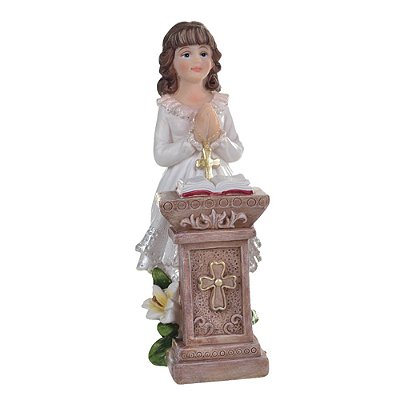 Menina em Pé Primeira Comunhão 13 CM