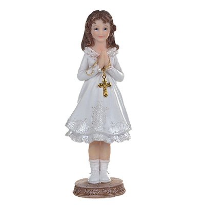 Menina em Pé Primeira Comunhão 18 CM
