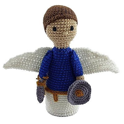 São Miguel Arcanjo 20 CM Amigurumi