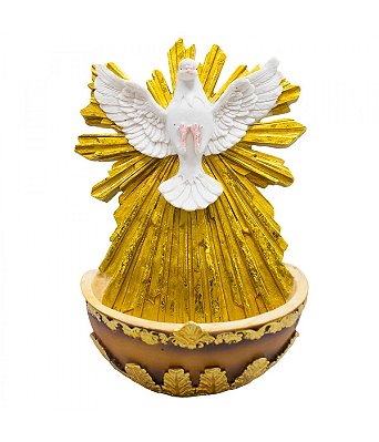 Espírito Santo Pia de Água Benta 19 CM