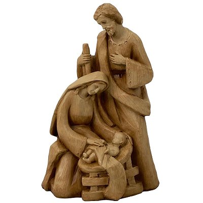Sagrada Família 20 CM Estilo Madeira