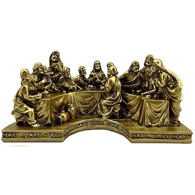 Santa Ceia 23x11 - Dourado