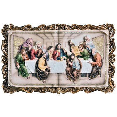 Quadro Santa Ceia 73x46