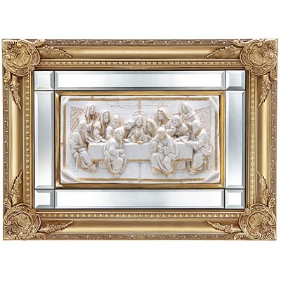 Quadro Santa Ceia 64x47 - Marfim