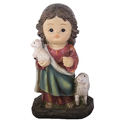 Jesus Bom Pastor 10 cm - Infantil