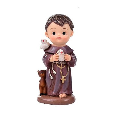 São Francisco de Assis 10 cm - Infantil