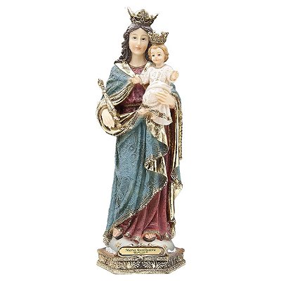 Nossa Senhora Auxiliadora 13 CM - Estilo Barroco