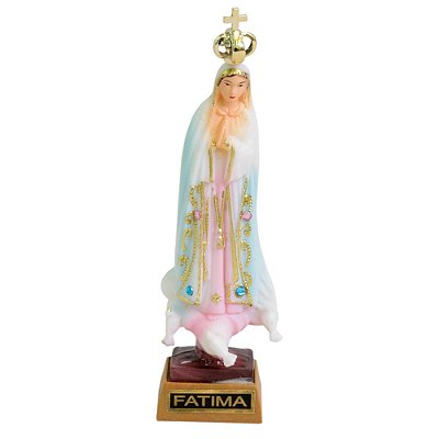 Nossa Senhora de Fátima Pintada 10 CM - Portugal