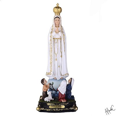 Nossa Senhora de Fátima com Pastores 30 CM