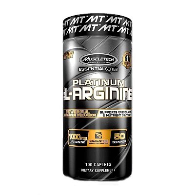 Platinum 100% L-Arginina (100 Caps) - Muscletech