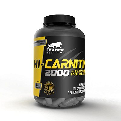 Hi - Carnitine 2000 + Cromo 120 caps - Leader Nutrition