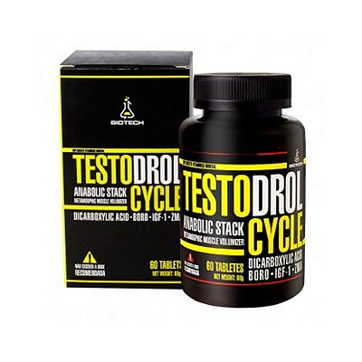 Testosterona Testodrol Cicle 60 Tablets (Anabolic Stack) - Biotech