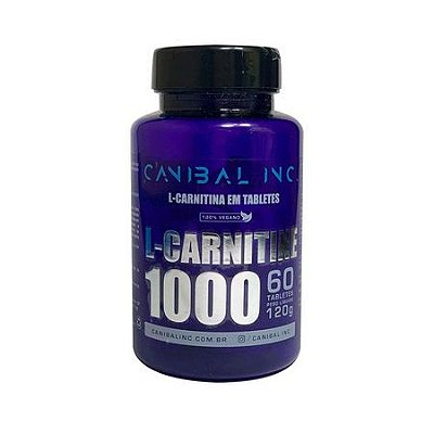 L-Carnitine 1000 60 Tabletes - Canibal Inc