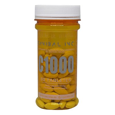 Vitamina C 1000 90 Tabletes - Canibal Inc