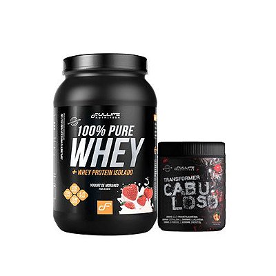 Kit 100% Pure Whey 907g+ Pré Treino Cabuloso 225g