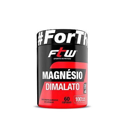 Magnésio Dimalato 60 Cápsulas - FTW