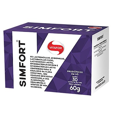 Simfort Probiotico Em Pó 30 Sachês 2g - Vitafor