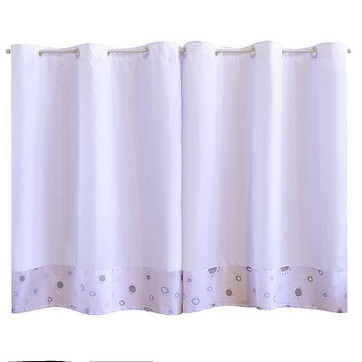 Cortina para Quarto de Bebê 02 Peças com Ilhós Coleção Sol