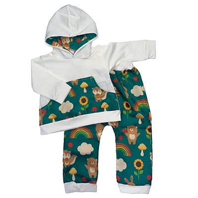 Conjunto para Bebê Menino Floresta