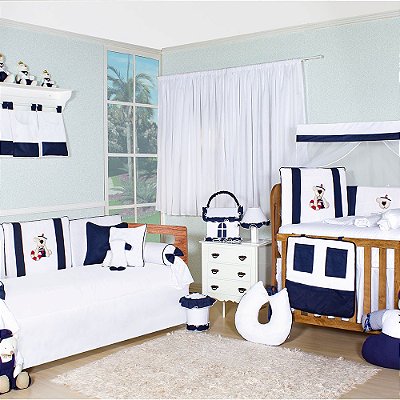 Quarto De Bebê Marinheiro Jack 31 Peças