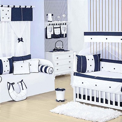 Quarto De Bebê Jeans 36 Peças