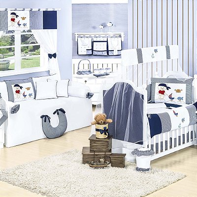 Quarto Completo Urso Náutico 28 Peças