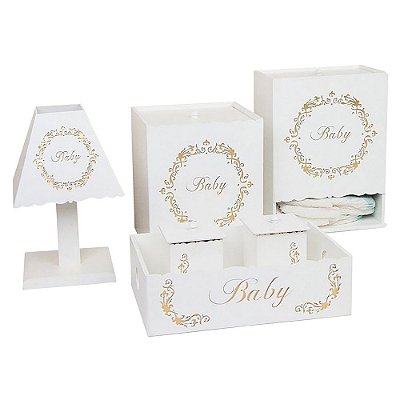 Kit Higiene Baby Gold Mdf