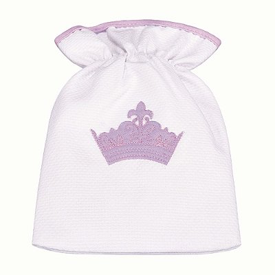 Bolsa Térmica para Bebê Princesinha Branco Lilás