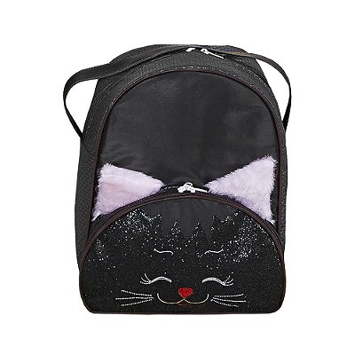 Mochila Gatinha Preta G