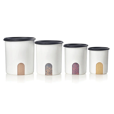 Tupperware Instantâneas Visualware 4 peças