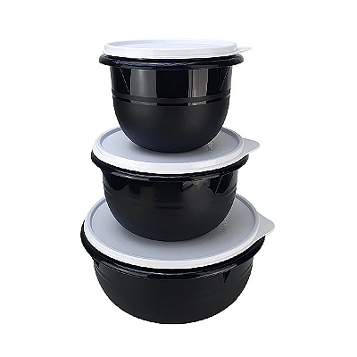 Tupperware Kit Tigelas Batedeiras 3 peças